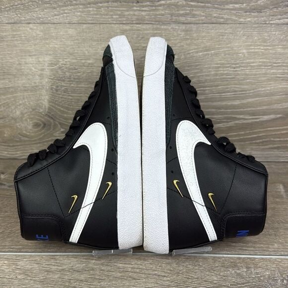 Nike Blazer Mid ‘77 SE “Sisterhood” Women’s Sz 8 Black Metallic Gold Sneakers - Picture 10 of 11